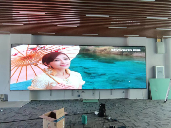 虎丘P1.53led小间距屏安装案例